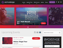 Tablet Screenshot of echostage.com